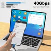 Poyiccot 240W USB C to USB C Cable Right Angle,