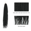 FDEETY Braids Extensions 60 cm Synthetic Hair for Braiding Extensions