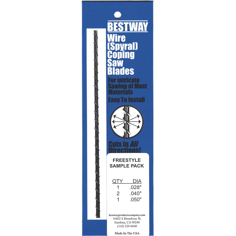 FreeStyle Coping Saw with the 360° Spyral tooth that cuts