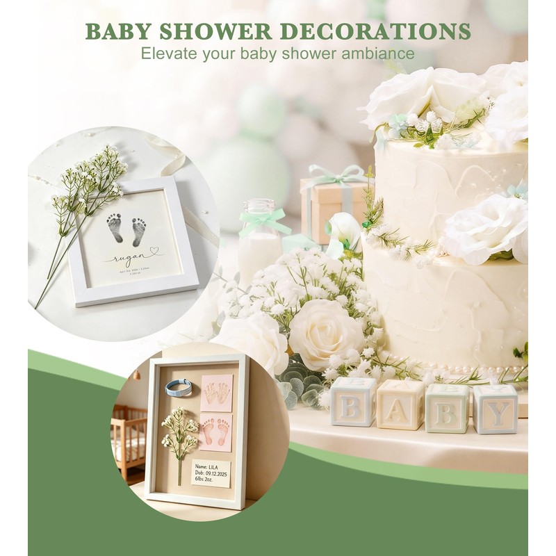 80 Pcs Babys Breath Artificial Flowers,Baby Breath Flowers Artificial Bulk