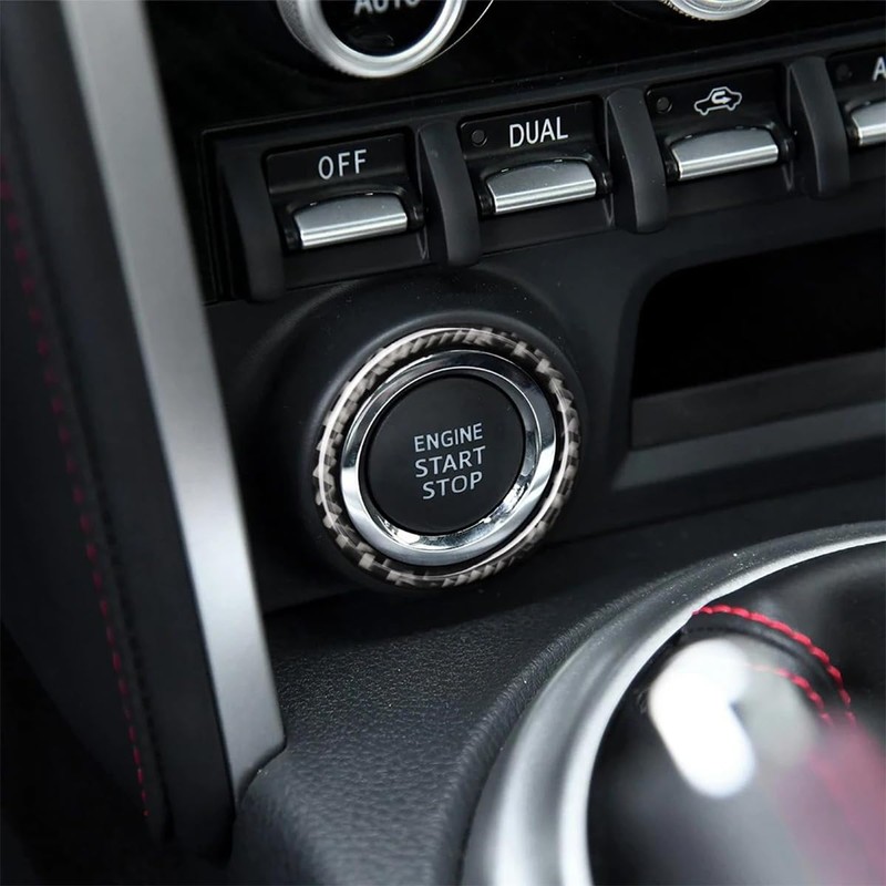 CGEAMDY Sticker for Start Button, Car Engines Start Stop Accessories,