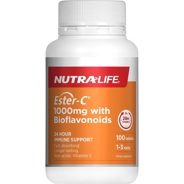 Nutra-Life Nutralife Ester C 1000mg + Bioflavonoids Tablets 100