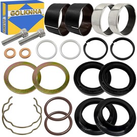 GOLKNHA 39mm Front Fork Bushing Dust Oil Seals Rebuild Kit For Dyna Forty Eight Sportster Iron 883 1200 XL883 XL1200 1990-2013 FXD Dyna 1990-2013 OEM#495607