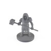 Dwarf Barbarian Maul No Mask Tabletop DND Gaming Miniature