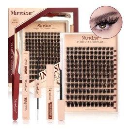 Pestañas Extensions Kit 144 Piezas H019 Curvatura D 8-18 Mm                                                                                           