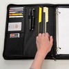 Case-it Executive Zipper Padfolio with Removable 3-Ring Binder and Letter