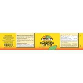 Nature's Blend Magnesium Fizz-Plus sabor limón y lima 6.4 oz en polvo