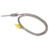 K Type Thermocouple Sensor 1/8 NPT 80mm Temperature Probe Yellow