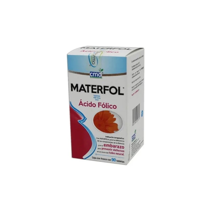 Ácido Fólico Materfol Cmd Tabletas Unidades