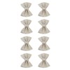 8pcs Bow Shoe Clips Detachable Bowknot Shoe Buckle Decorative Removable