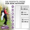 Wowtowelz Microfibre Towel (White, 180 x 110 cm)