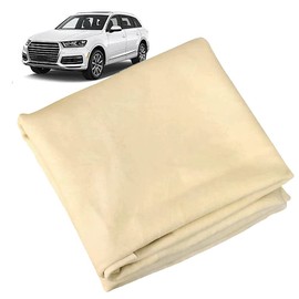60 x 90 cm - Natural Deerskin Cleaning Cloth, 1 Car Deer Leather Towel, Super Absorbent and Quick-Drying Car Leather Cloth