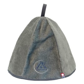 Saunarior Sauna Hat, Imabari Towel, Men's, Women's, Large, Deep, Popular, Sauna Hat, gray