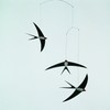 3 Swallow Hanging Mobile - 20 Inches - Premium-Grade Cardstock