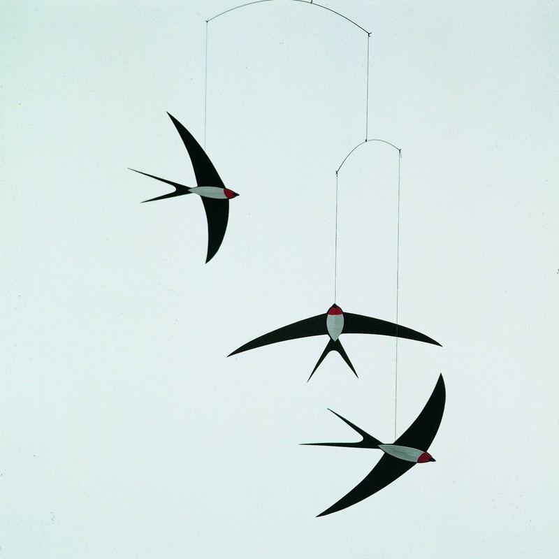3 Swallow Hanging Mobile - 20 Inches - Premium-Grade Cardstock