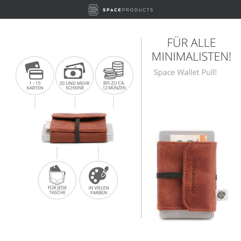 Mini Wallet for Men and Women I Very Small Genuine