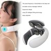 USB Intelligent Neck Massager 6 Modes Kneading Hot Compress TENS