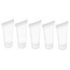 Refill Container Tube Plastic Soft Tube 10ml Clear Plastic Cosmetic