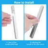 uxcell 7" Stick on Glass Shower Door Handles, 2 Pack