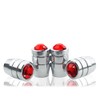 Preminum Bling Crystal Rhinestone RED-A Tire Rim Valve Stem Metal