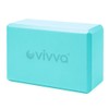 Vivva Yoga Blocks, 9"x6"x4" Yoga Blocks 2 Pack, Premium EVA