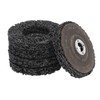 5Pcs Strip Discs Stripping Wheel Black 4 Inch for Stainless