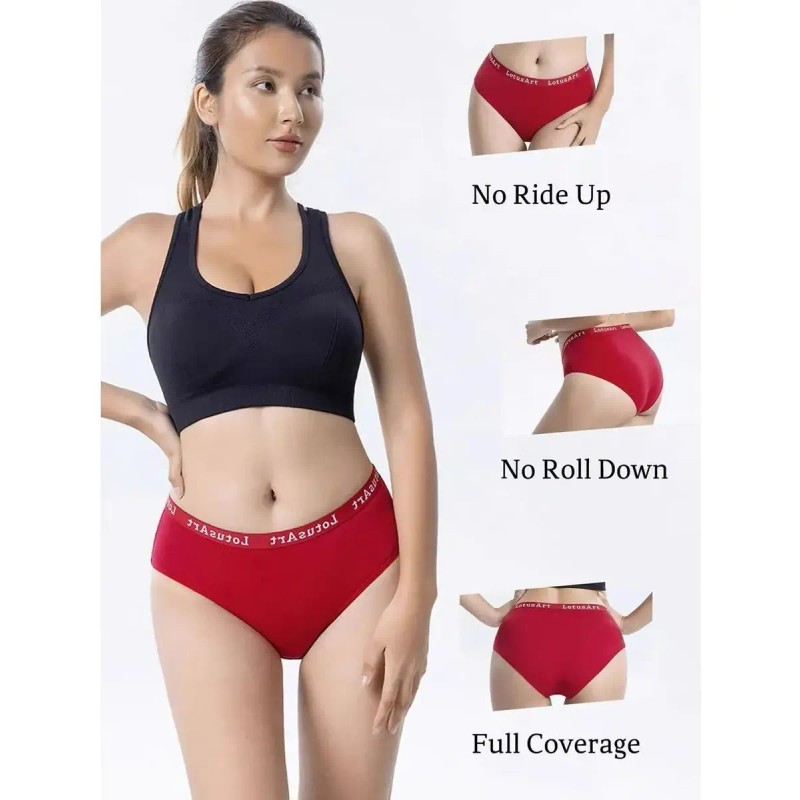 Ropa Interior De Algodón Para Mujer De Talla Grande De