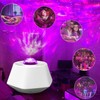 Galaxy Projector Night Light,Rusoso Star Projector Starry Sky,Double Effect Nebula