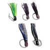 5PCS Saltwater Trolling Lure PVC Squid Skirted Deep Sea Fishing