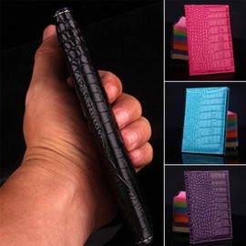 Passport Case 3 Leather Passport Cover Travel Wallet BL725 Pink 100ea