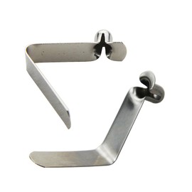 UP100 50pcs Stainless Steel Seawater Kayak Paddle Tent Pole Push Hollow Button Spring Clips Snap Locking Tube Single Pinocking Tube Single Pin (6 mm Leg 38mm)