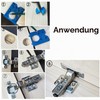 35 mm Hinge Drilling Template Forstner Drill Set for Concealed