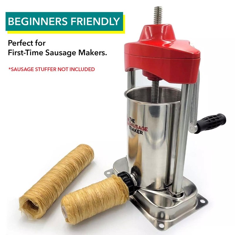 The Sausage Maker® 26mm Collagen Casings For Sausage Making, Edible,
