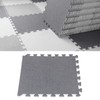 10pcs Cotton Linen Interlocking Carpet Tiles Anti Slip Floor Protection
