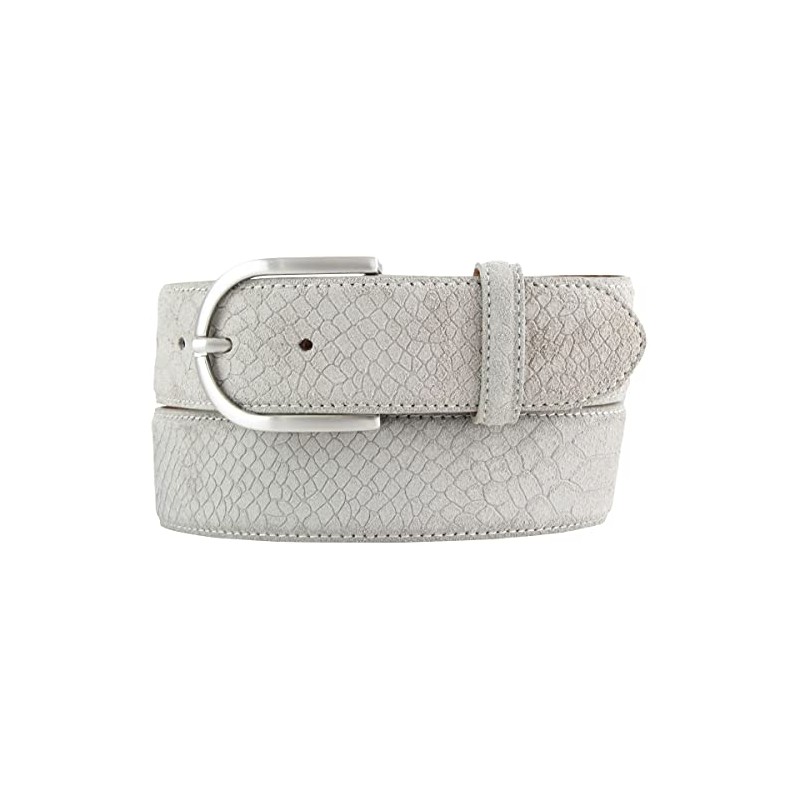 BELTINGER Women's Python Embossed Belt 4 cm Leather Belt for