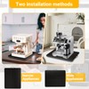 360° Rotatable Sliding Tray for Kitchen Appliances, Wooden Sliding Tray
