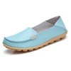 VenusCelia Mocasín plano natural cómodo para caminar para mujer, Aqua,