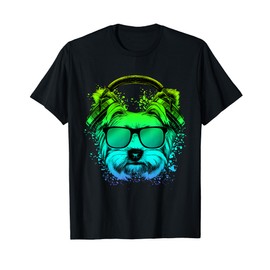 Trippy Dog Lover Yorkie Shirt Psychedelic Yorkshire Terrier T-Shirt
