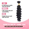 Human Braiding Hair for Boho Braids 50g Deep Wave Boho