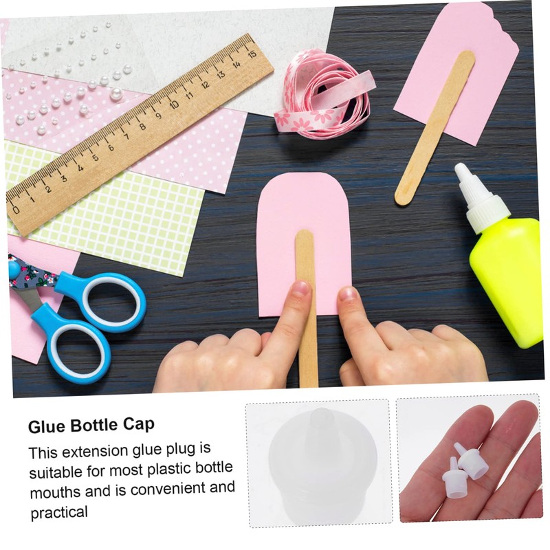 MERRYHAPY Eyelash Glue Bottle Tips 100pcs Glue Replacement for False