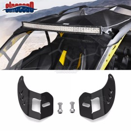SI Fits 2024-25 Can Am Maverick R /Max All Models Roof 42" Curved Light Bar Mounts