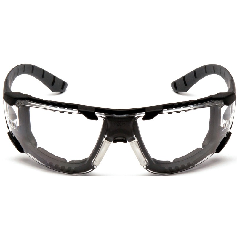 Pyramex Endeavor Plus Safety Glass Black/Gray Frame With Foam Padding