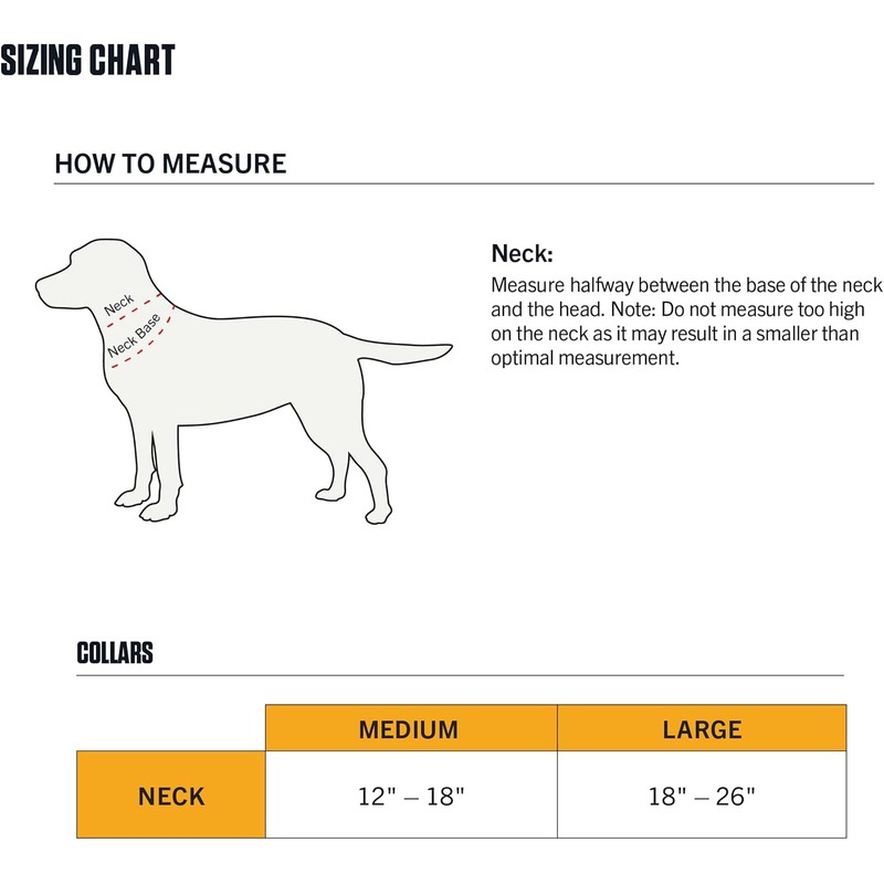 Carhartt Field - Collar para Perro, Totalmente Ajustable, Tela Duradera