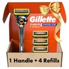 Gillette ProGlide Shield Men's Razor, 5 Bladed Razor, with Precision