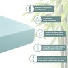 PiccoCasa Bamboo Fitted Sheet, Viscose from Bamboo Soft Silky Breathable
