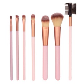 Nicole Miller Colección de brochas de maquillaje, 7 piezas de brochas de maquillaje, set de regalo, brocha para polvos, brocha para base, brocha para 