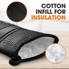 Cheer Collection Silicone Oven Mitts - Heat Resistant Kitchen Oven