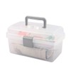 BangQiao Multipurpose Plastic Storage Container Box with Handle and Latch