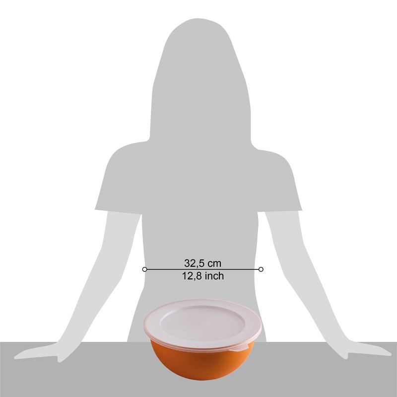 Omada Sanaliving Line Large 6.5 Litre Kitchen Bowl with Lid,