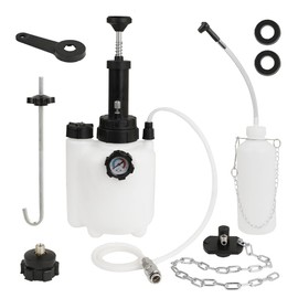 Wenzhon Brake Bleeder Brake Bleeder kit Brake Bleeder Pump Brake Bleeding ki with 20PCS Adapter and 1 Liter Refill Bottle, Suitable for All Models (3Lmanually Operated)